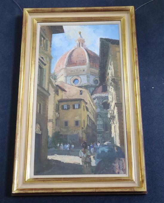 Follower of Ken Howard The Duomo, Florence 26 x 13.75in.